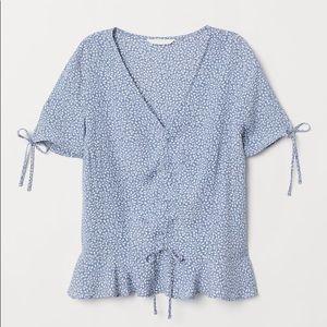 H&M Patterned Viscose Blouse